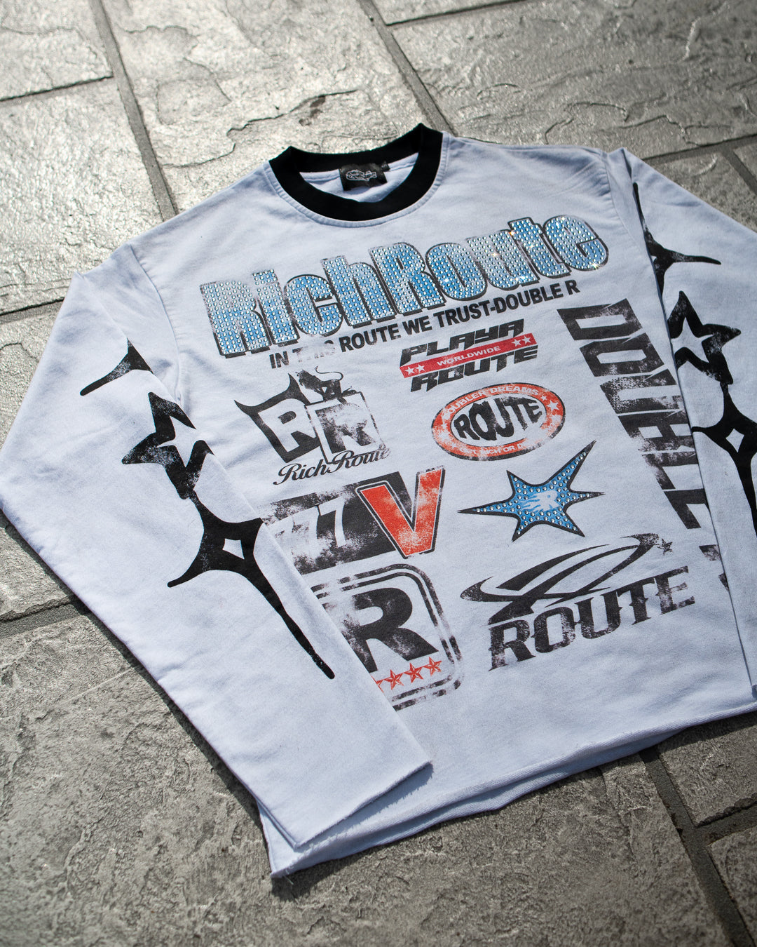 One Route LongSleeve (Rhinestones)