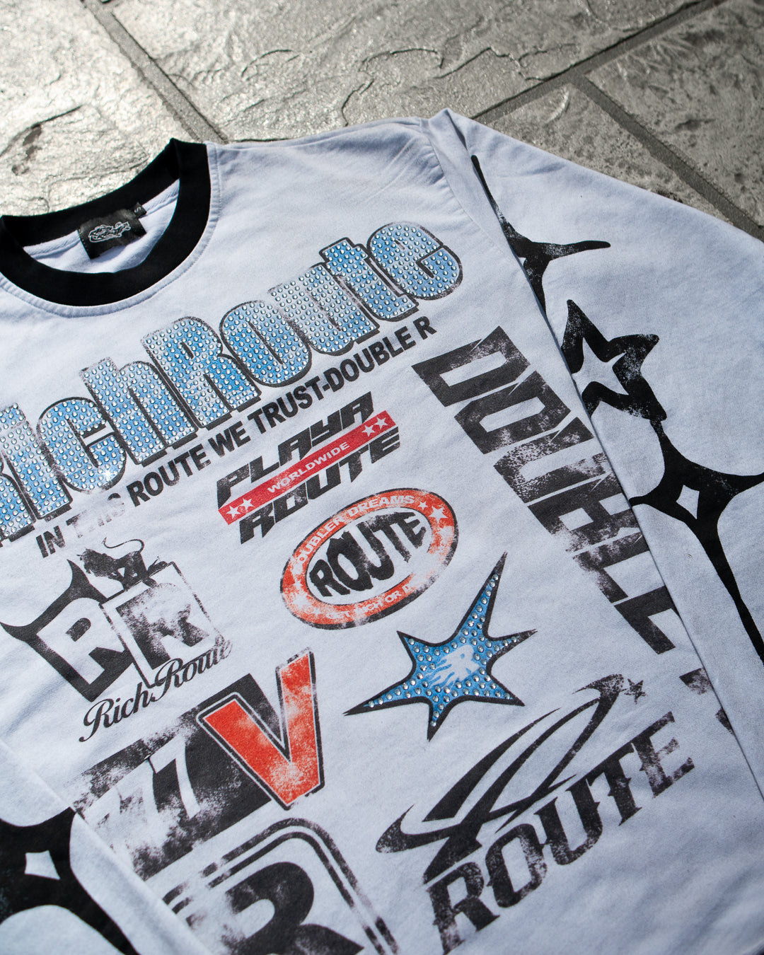 One Route LongSleeve (Rhinestones)