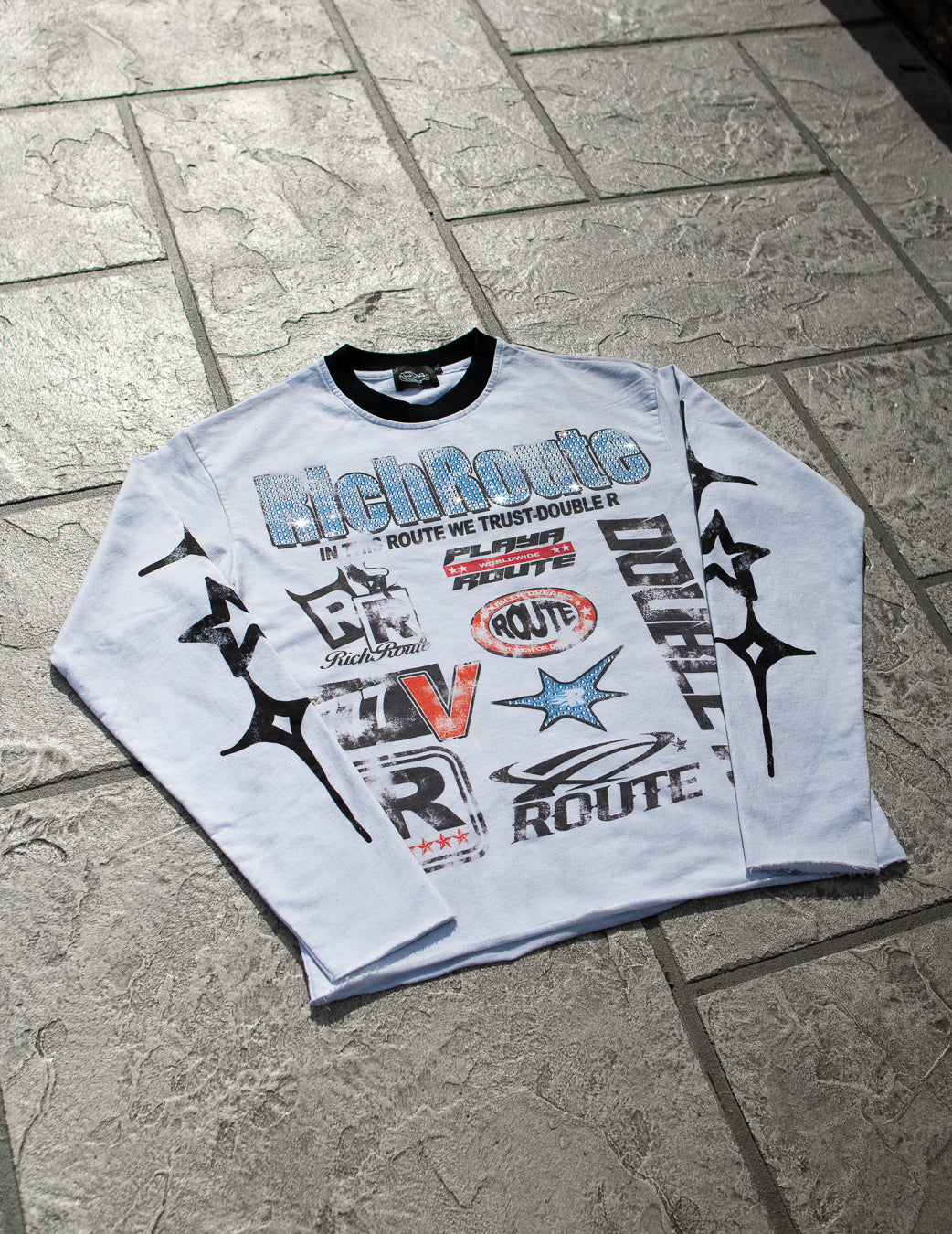 One Route LongSleeve (Rhinestones)