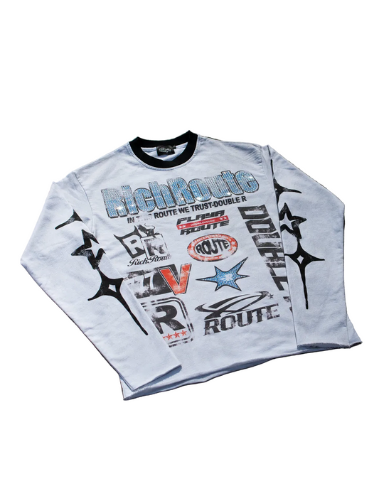 One Route LongSleeve (Rhinestones)