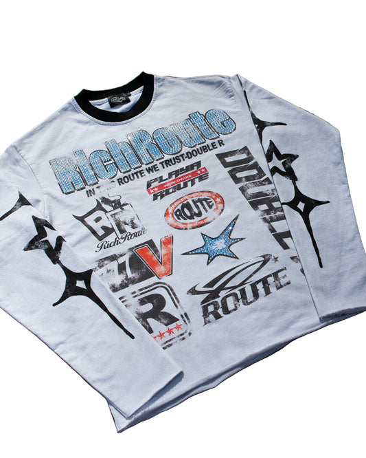 One Route LongSleeve (Rhinestones)